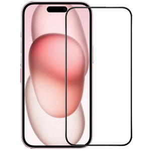 Front Phone Screen Protector With Black Edge iPhone 15 Plus