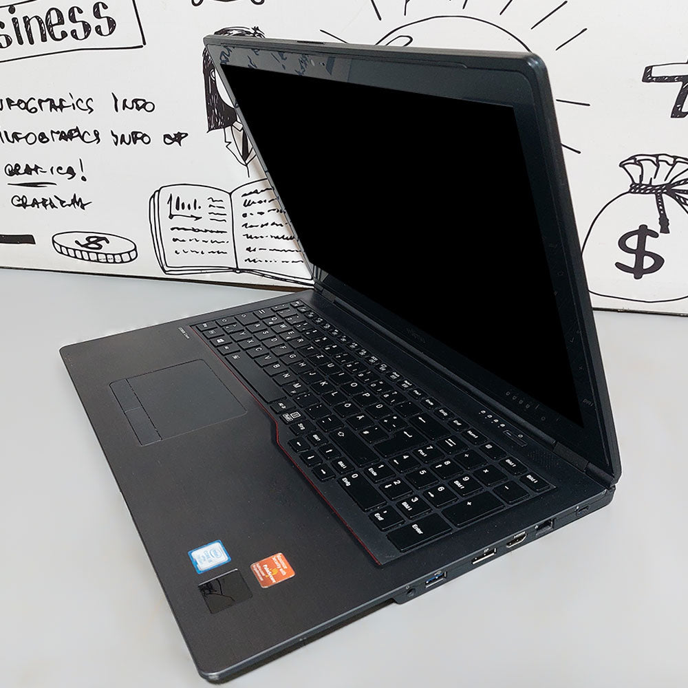 Fujitsu Lifebook U757 Laptop (Intel Core i5-7200U - 16GB DDR4 - SSD 256GB - Intel HD Graphics - 15.6 Inch HD Touchscreen - Cam) Original Used