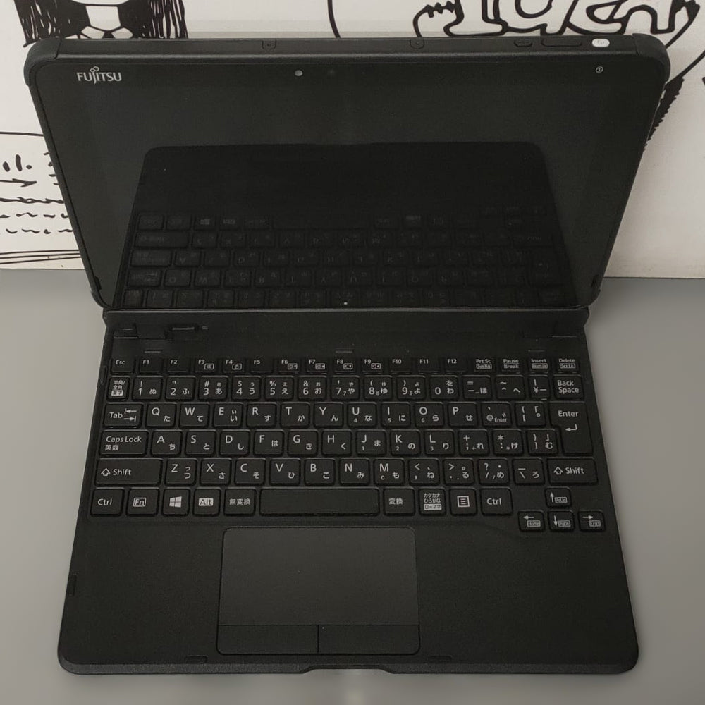 لاب توب فوجيتسو Notebook Lifebook FARQ25045Z Detachable 2In1 (إنتل سيليرون N4020 - رام 4 جيجابايت DDR4 - هارد 64 جيجابايت eMMC - انتل UHD جرافيكس - شاشة 11.6 بوصة WUXGA- كاميرا) استعمال خارج