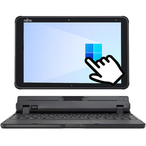 Fujitsu FARQ18011 2In1 Detachable Tab (Intel Atom X5-Z8550 - 4GB DDR3 - eMMC 64GB - Intel HD Graphics - 10.1 Inch Touchscreen - Cam) Original Used