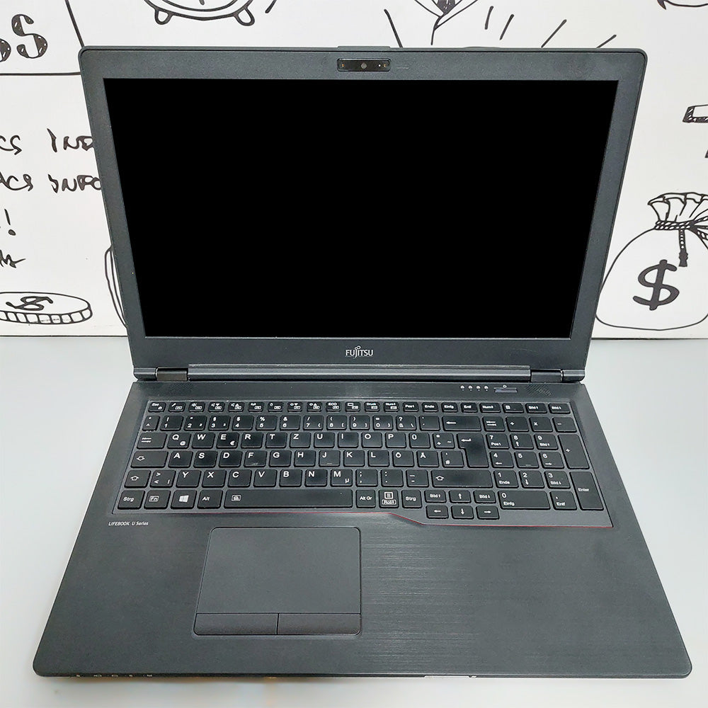 لاب توب فوجيتسو Lifebook U758 (انتل كور i5-7200U - رام 16 جيجابايت DDR4 - هارد 512 جيجابايت M.2 - انتل HD جرافيكس- شاشة 15.6 بوصة HD - كاميرا) استعمال خارج