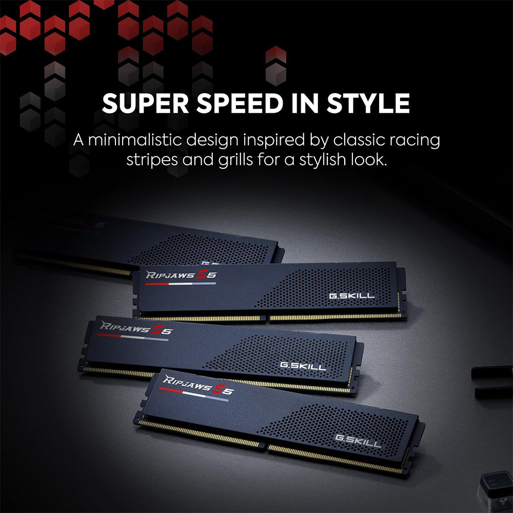 رام جي سكيل 32 جيجابايت (2×16 جيجابايت) 5600 ميجاهرتز Ripjaws S5 DDR5 - أسود