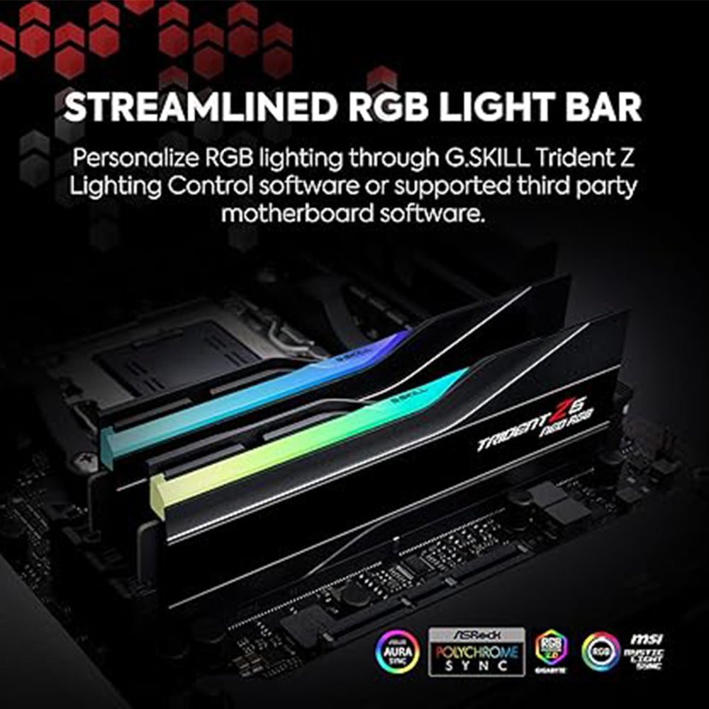 رام جي سكيل 64 جيجابايت (2×32 جيجابايت) 6000 ميجاهرتز DDR5 Trident Z5 Neo