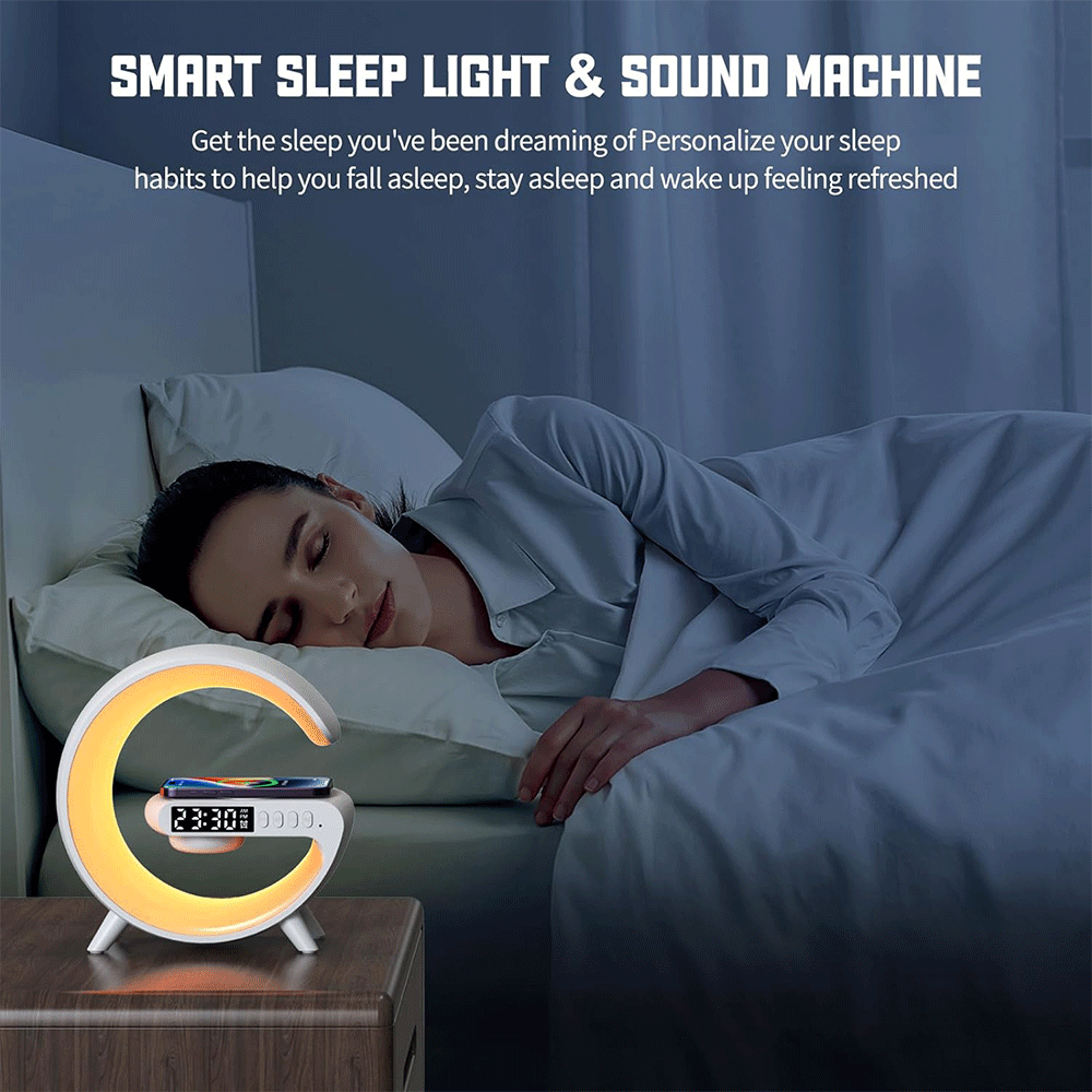 Light Sound Speaker Alarm Clock 