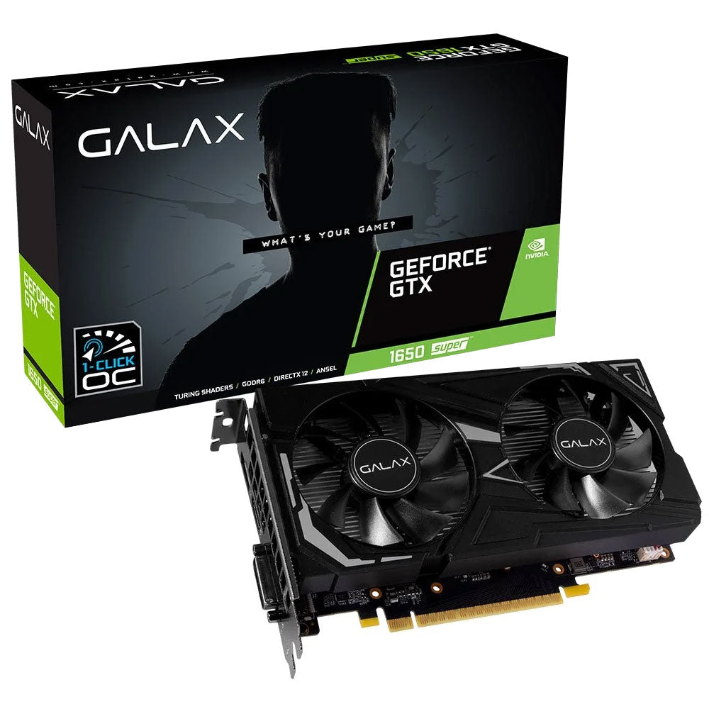 GALAX GeForce GTX 1650 EX PLUS 1-Click OC 4GB GDDR6 Graphics Card