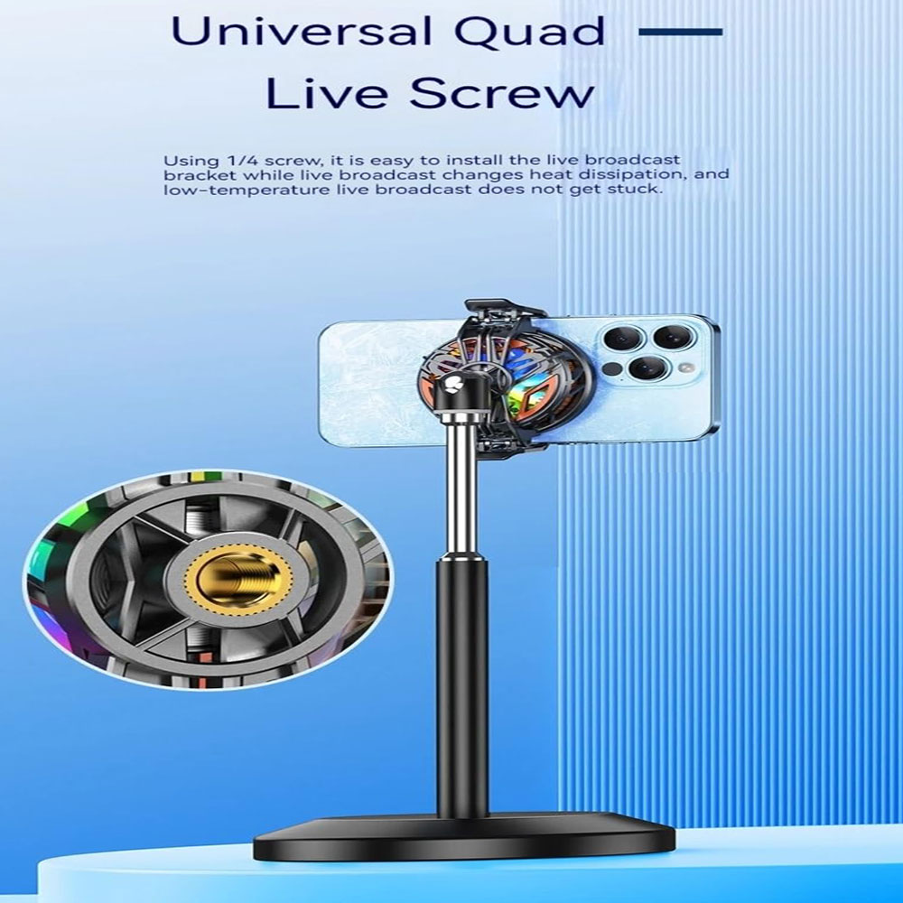 GT31 Rechargeable Magnetic RGB Cooling Fan