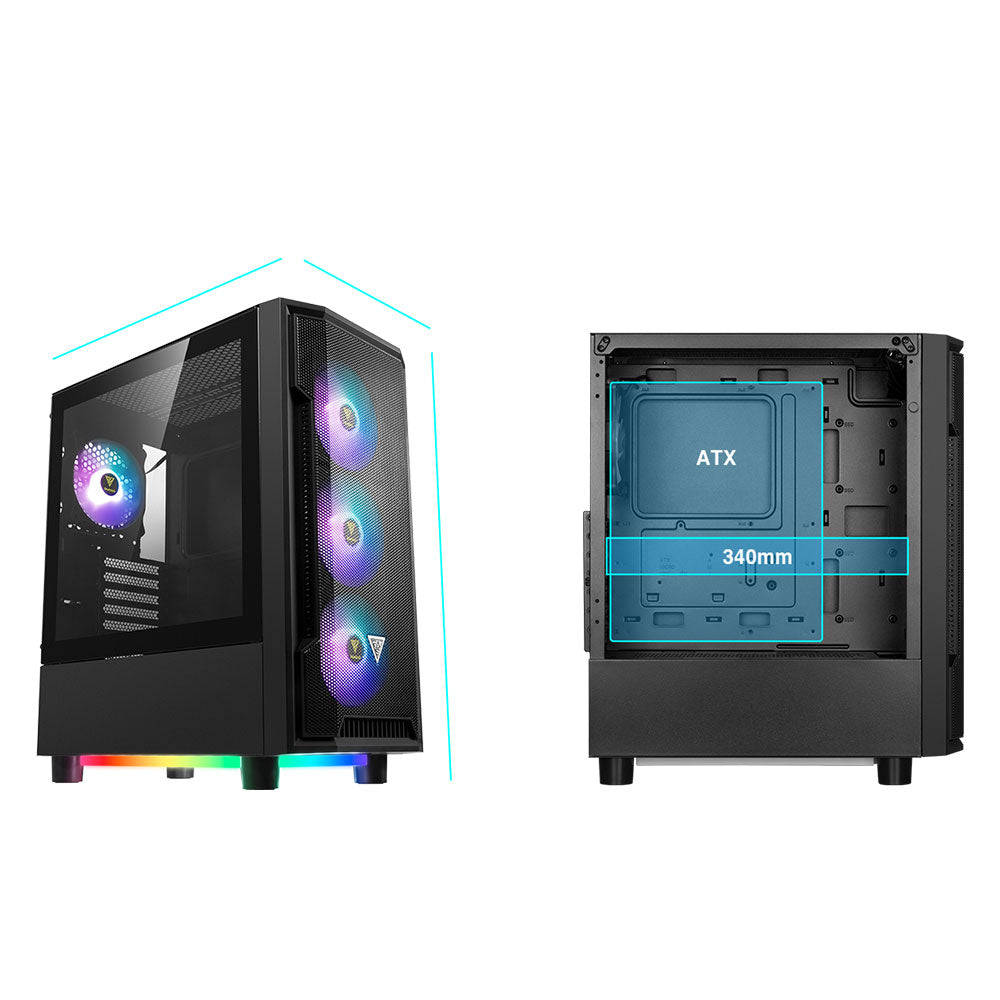 Gamdias ATHENA M6 LITE RGB Mid-Tower Case