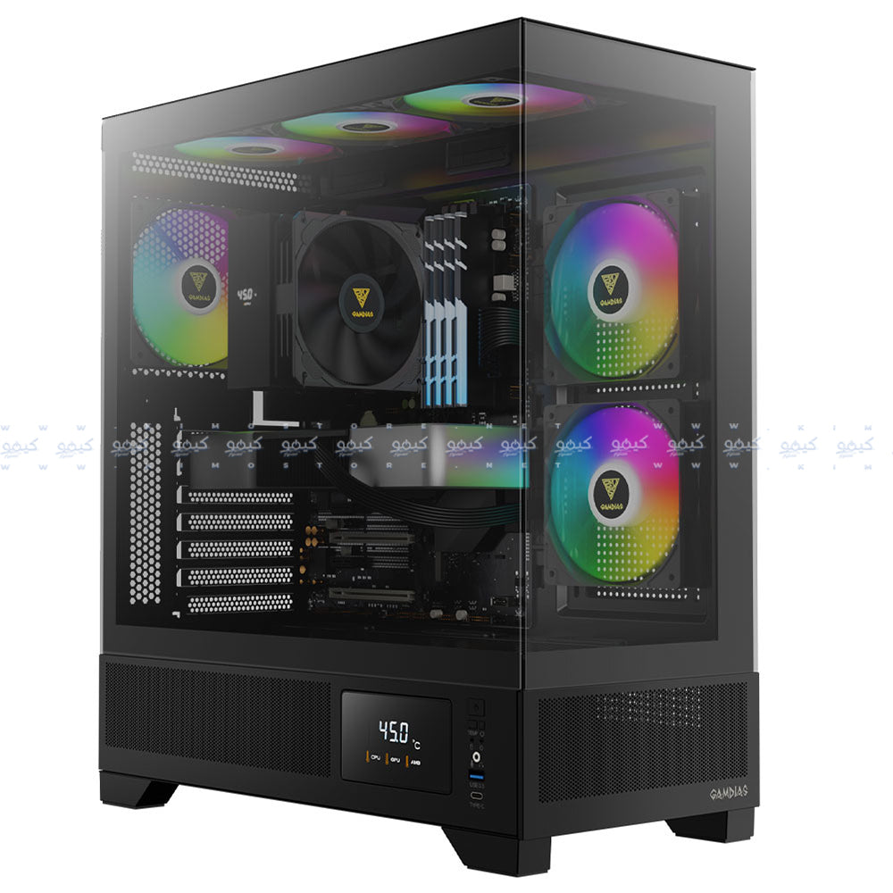 كيس ميد تاور جامدياس ARGB جيمنج ATLAS M1