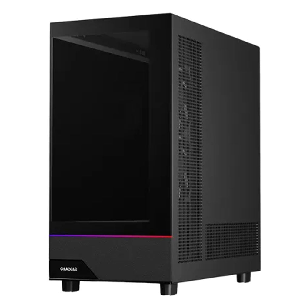 Gamdias ATLAS M5 ARGB Gaming Mid Tower Case - Black