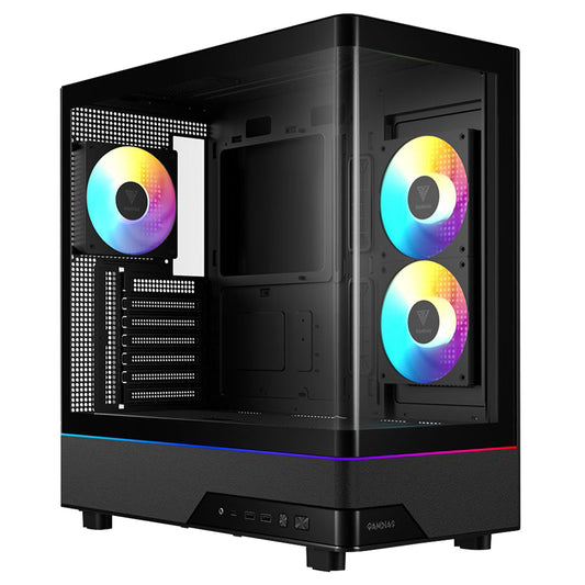 Gamdias ATLAS M5 ARGB Gaming Mid Tower Case - Black
