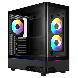 Gamdias ATLAS M5 ARGB Gaming Mid Tower Case - Black