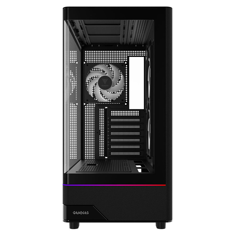 Gamdias ATLAS M5 ARGB Gaming Mid Tower Case - Black