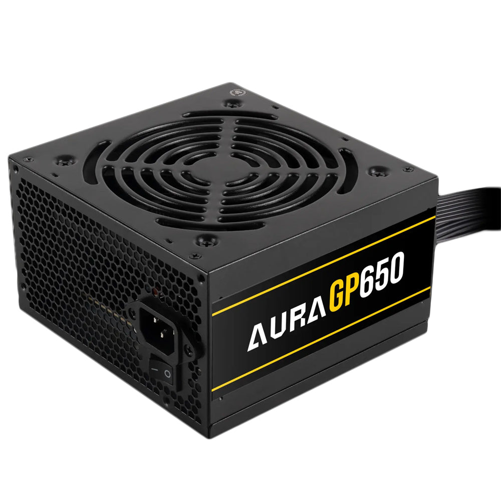 Gamdias AURA GC1 ELITE ARGB Gaming Mid Tower Case + AURA GP650 80 Plus White 