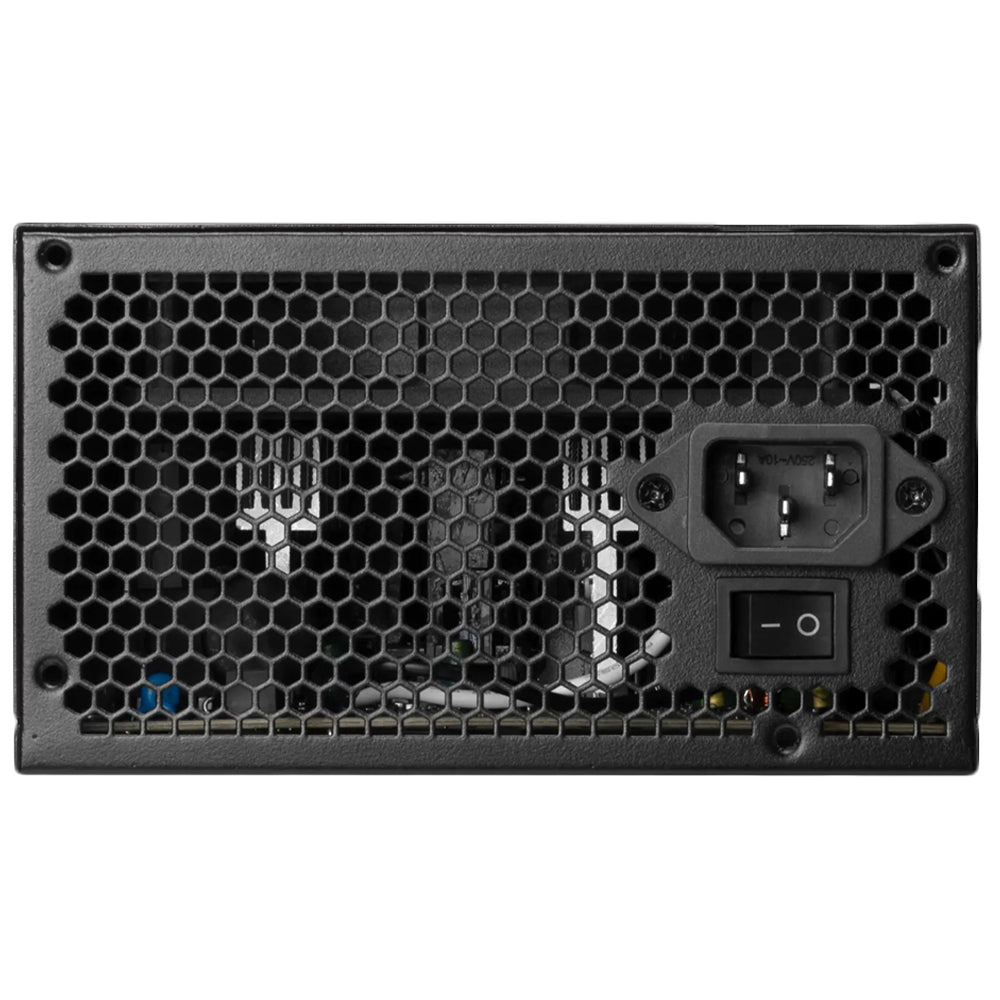 كيس ميد تاور جامدياس ARGB جيمنج AURA GC1 ELITE WHITE + باور سبلاي 80 بلس أبيض 650 وات AURA GP650
