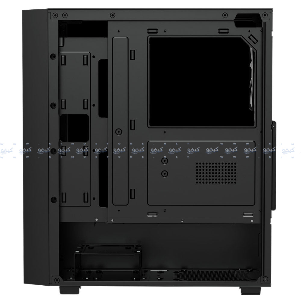 كيس ميد تاور جامدياس ARGB جيمنج AURA GC2 ELITE + باور سبلاي 80 بلس ابيض 750 وات AURA GP750