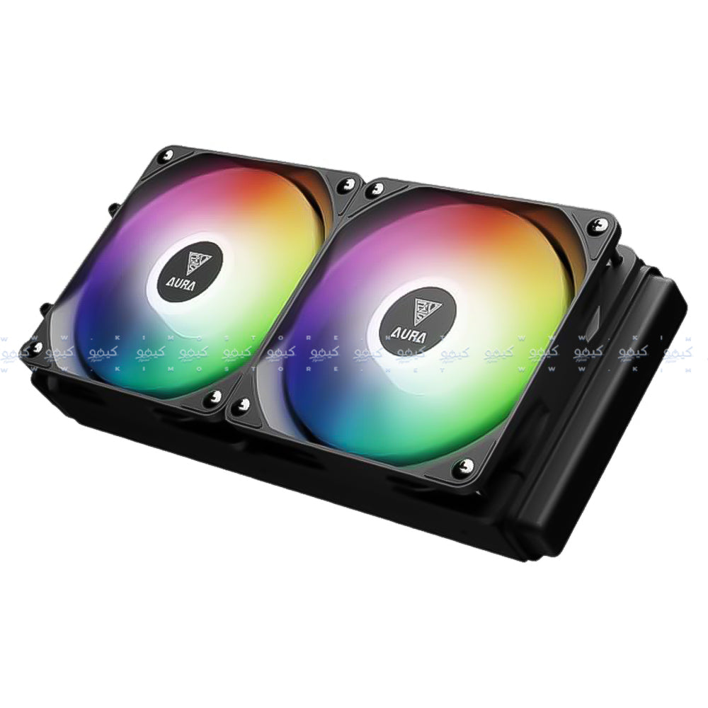 نظام تبريد مائي للبروسيسور جامدياس AURA GL240 DIGITAL ARGB AIO
