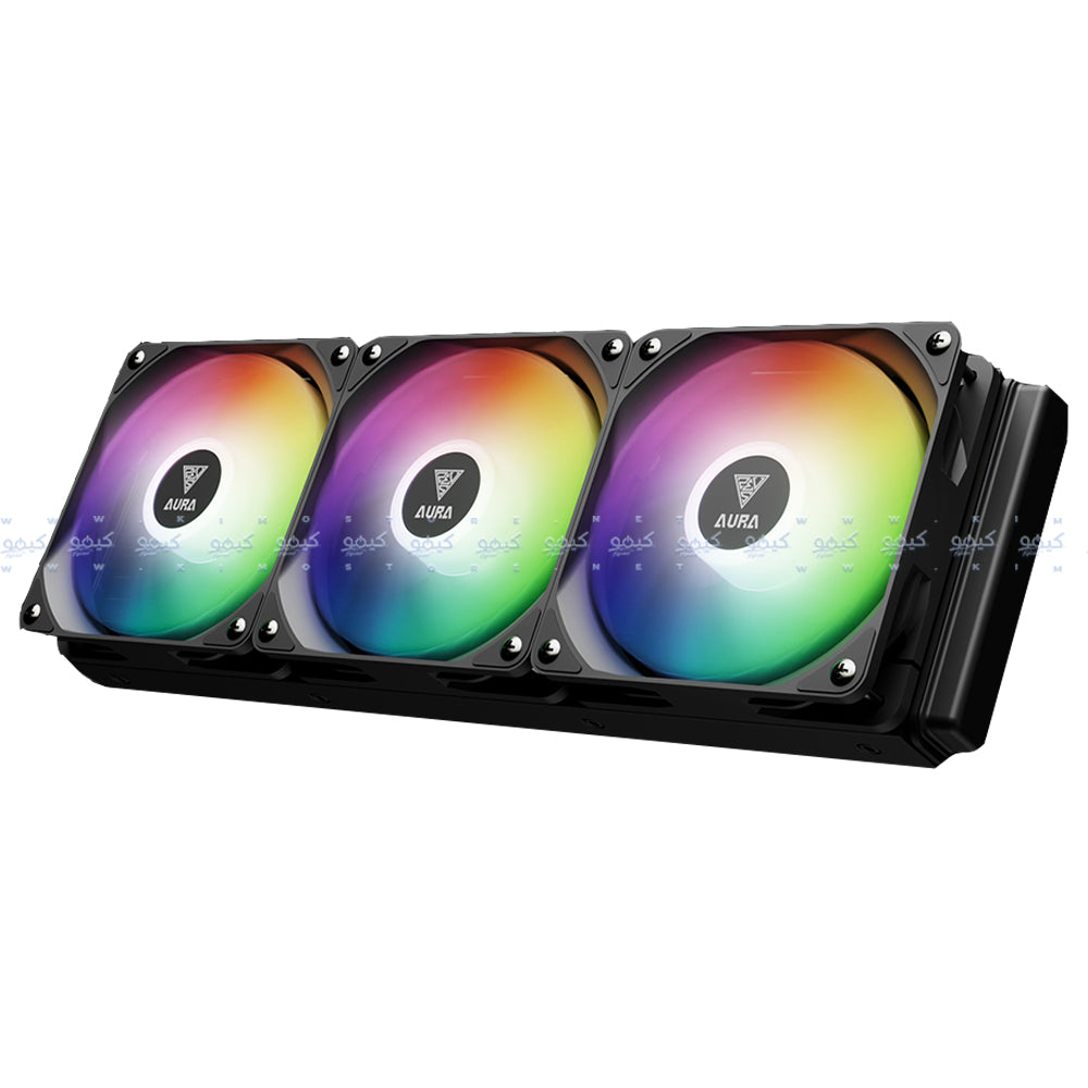 Gamdias AURA GL360 DIGITAL ARGB AIO CPU Liquid Cooler - Black