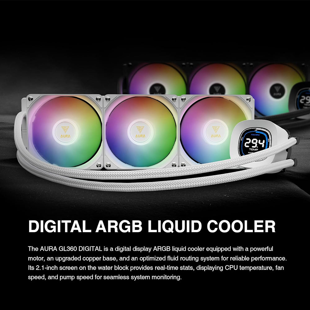 نظام تبريد مائي للبروسيسور جامدياس AURA 