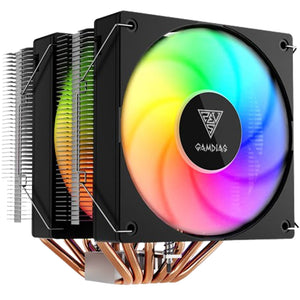 Gamdias BOREAS M1-620 ARGB CPU Air Cooler - Black