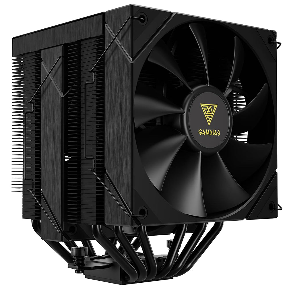 Gamdias BOREAS P2-62D Digital CPU Air Cooler - Black