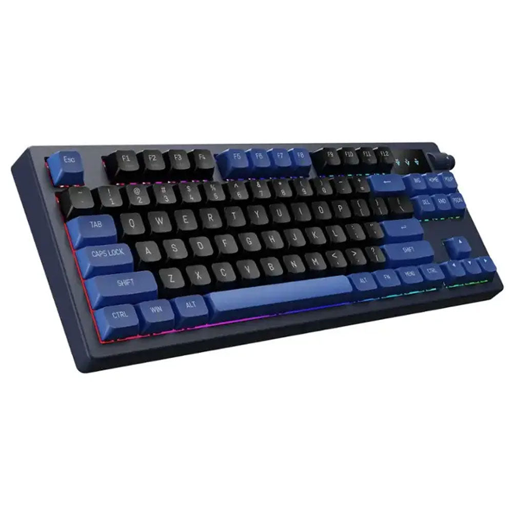 كيبورد جامدياس سلكى سويتش أحمر RGB جيمنج إنجليزى HERMES E7