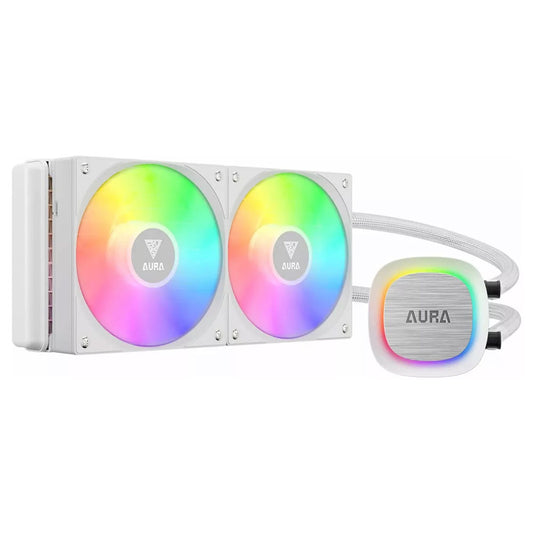 Gamdias AURA GL240 V2 WH ARGB AIO CPU Liquid Cooler