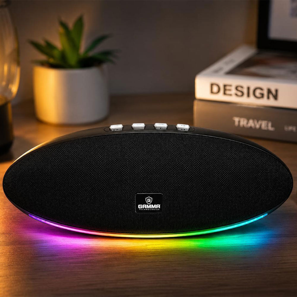 Gamma GT-710 RGB Portable Bluetooth Speaker 1.0 - Black
