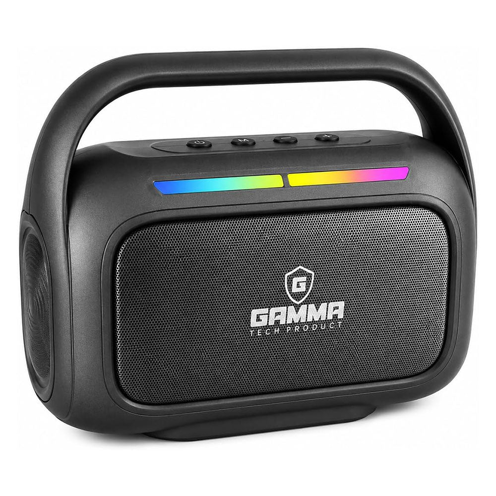 سبيكر بلوتوث متنقل جاما GT-716 1.0 RGB - أسود