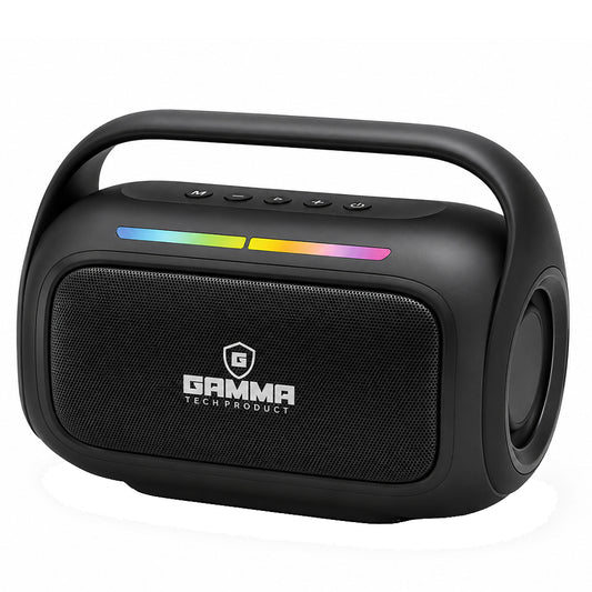 سبيكر بلوتوث متنقل جاما GT-716 1.0 RGB - أسود