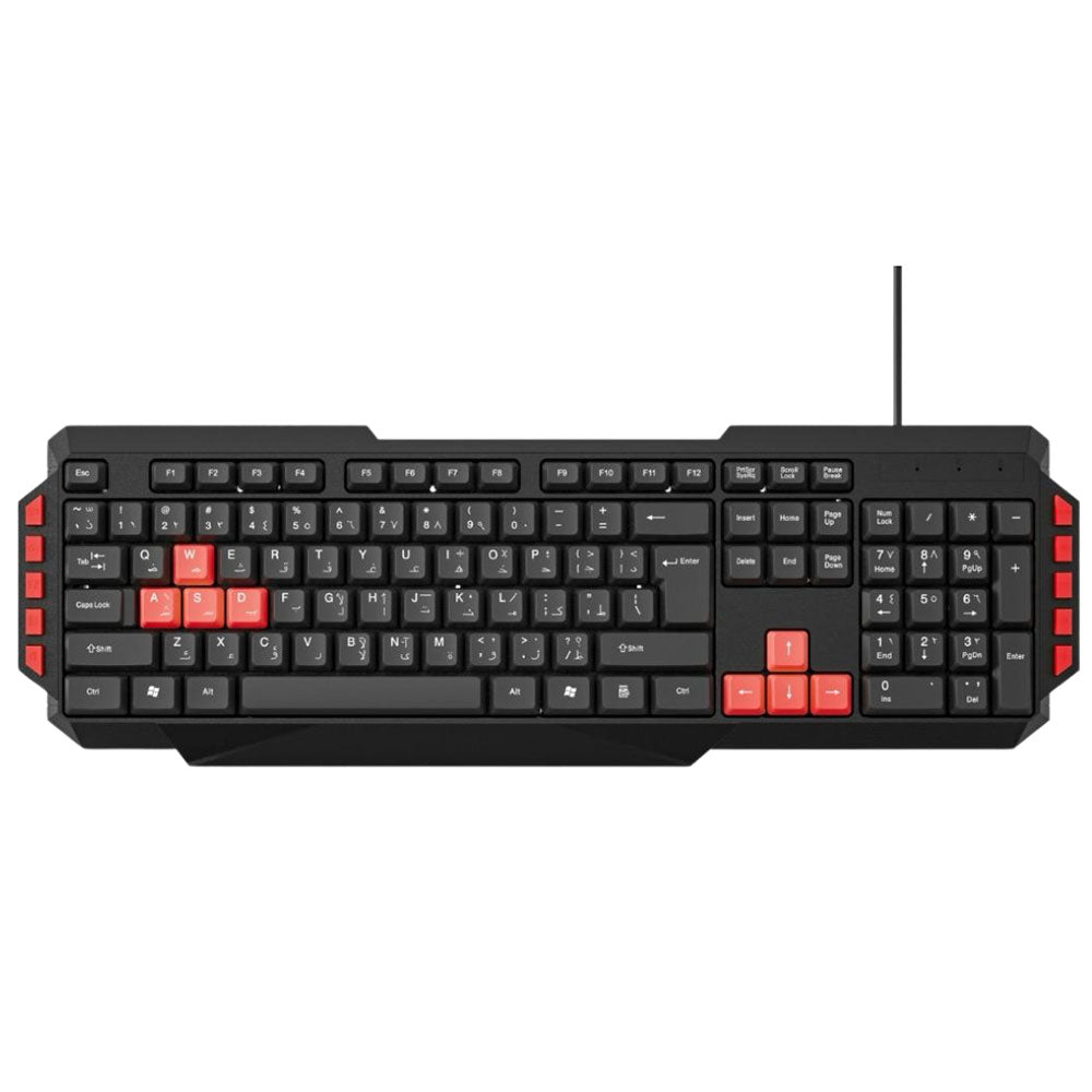 Gamma K-18 Wired Keyboard English & Arabic