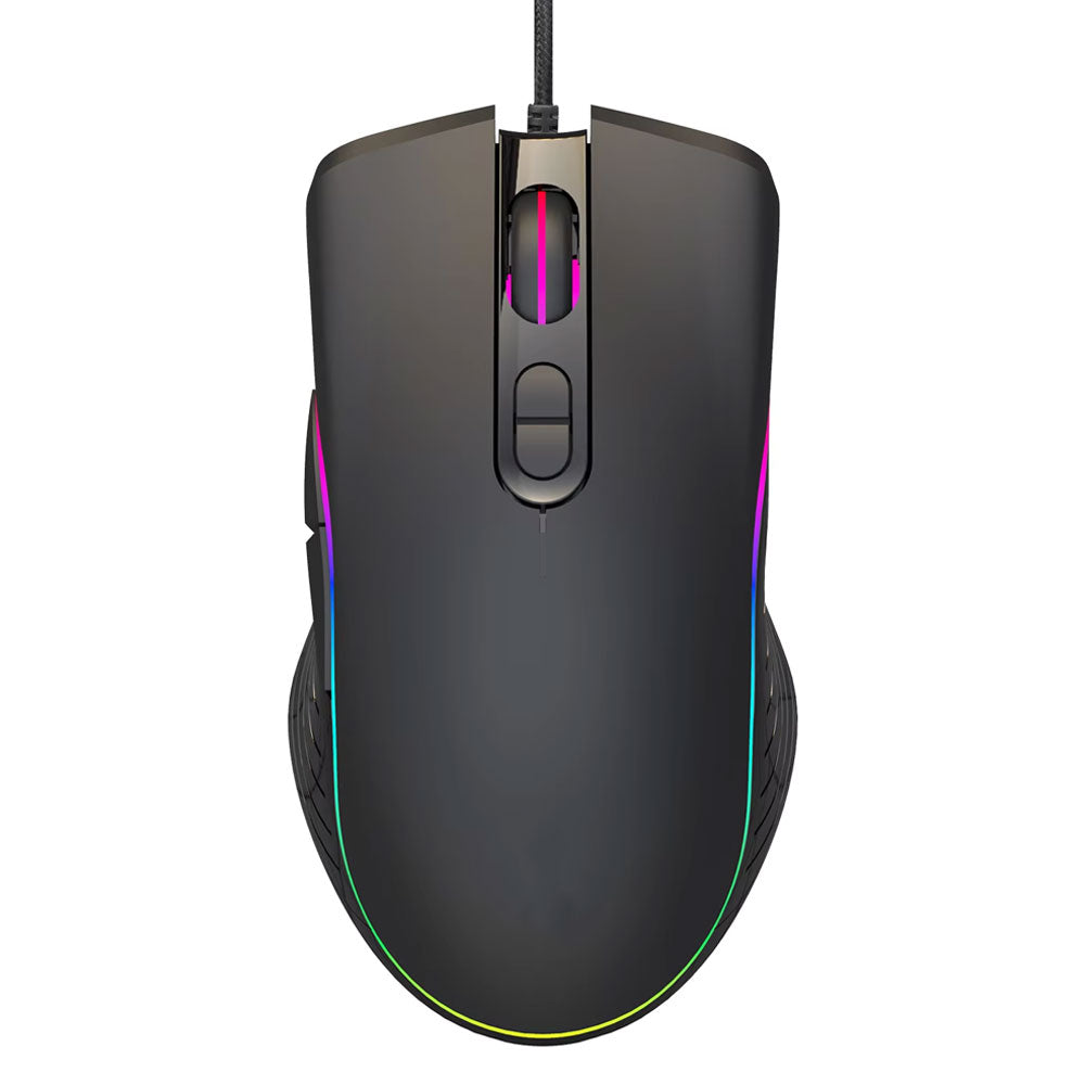 Gamma M-24 Wired RGB Gaming Mouse 6400Dpi - Black