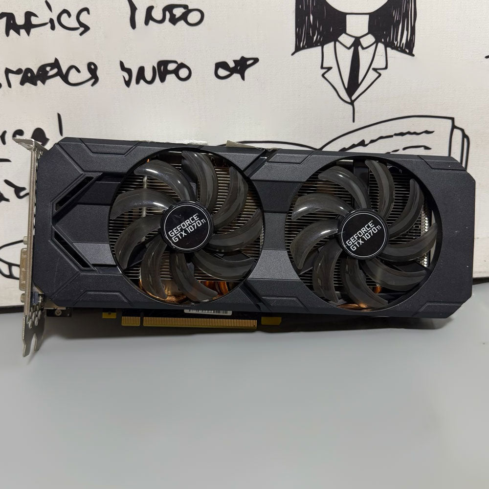 كارت شاشه جيفورس 8 جيجابايت GTX 1070 Ti  GDDR5 (استعمال خارج)