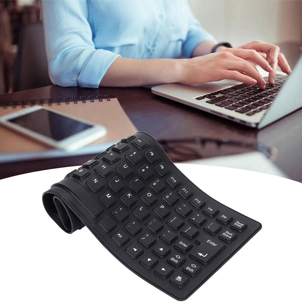 Flexible Wired Keyboard English & Arabic