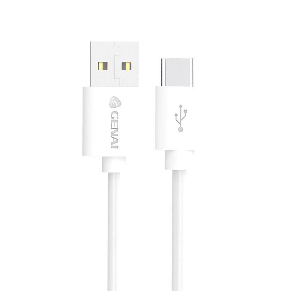 Genai GL-Q26 USB To Type-C Cable 6A 120W Fast Charging 1m - White
