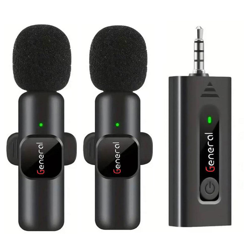 General G30 3.5mm AUX 2.4GHz Dual Channel Wireless Microphone System