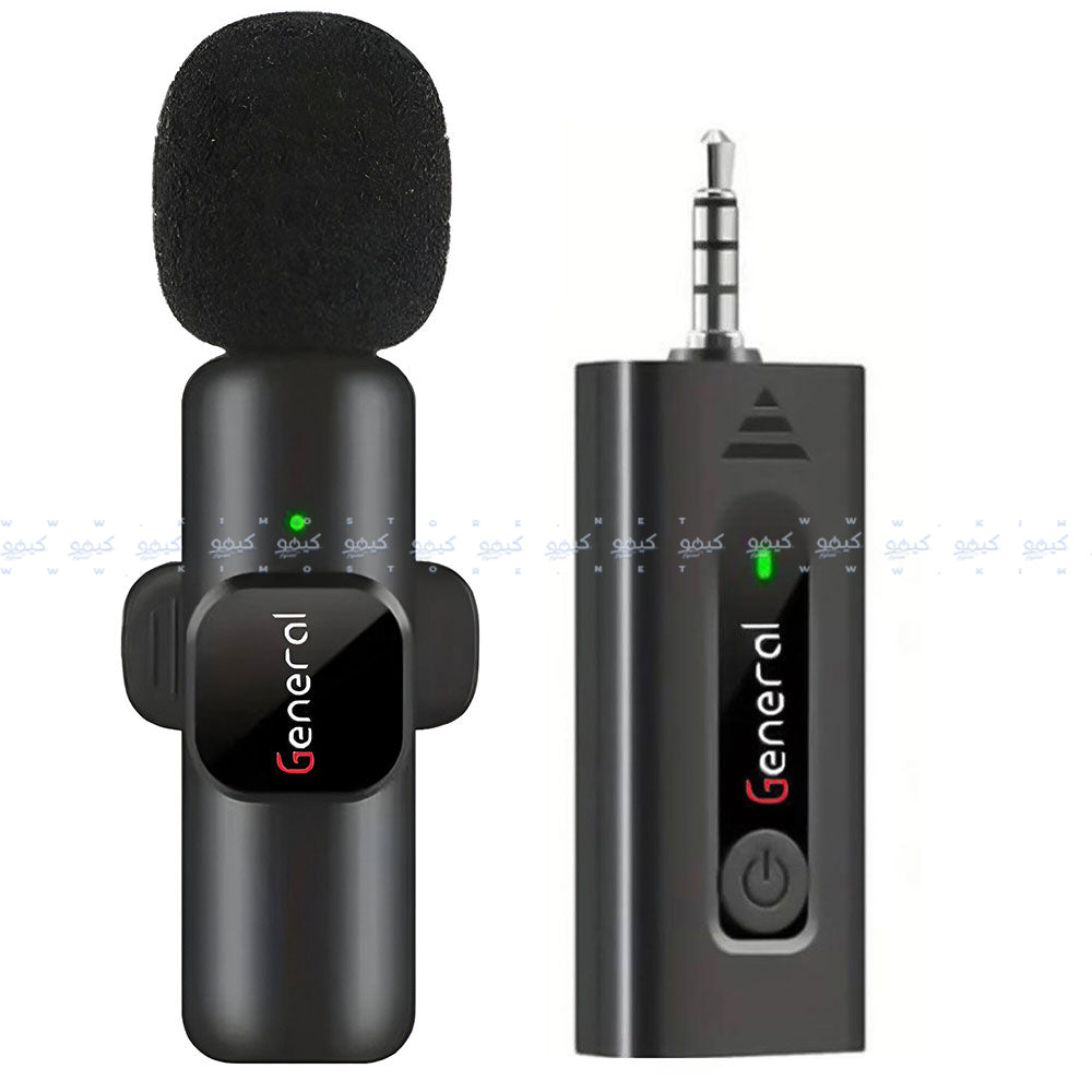 نظام ميكروفون جنرال لاسلكي بمنفذ AUX 3.5 ملم 2.4 جيجاهرتز G30