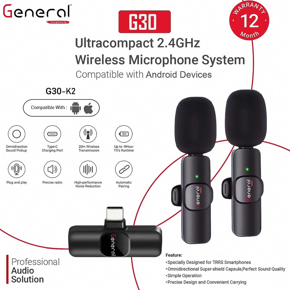General G30 Type-C 2.4GHz Dual Channel 