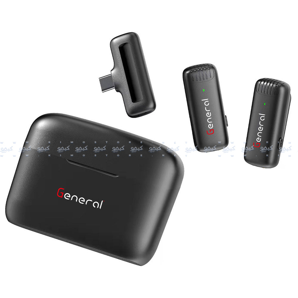 General GM39 Type-C 2.4GHz Dual Channel Wireless Microphone System