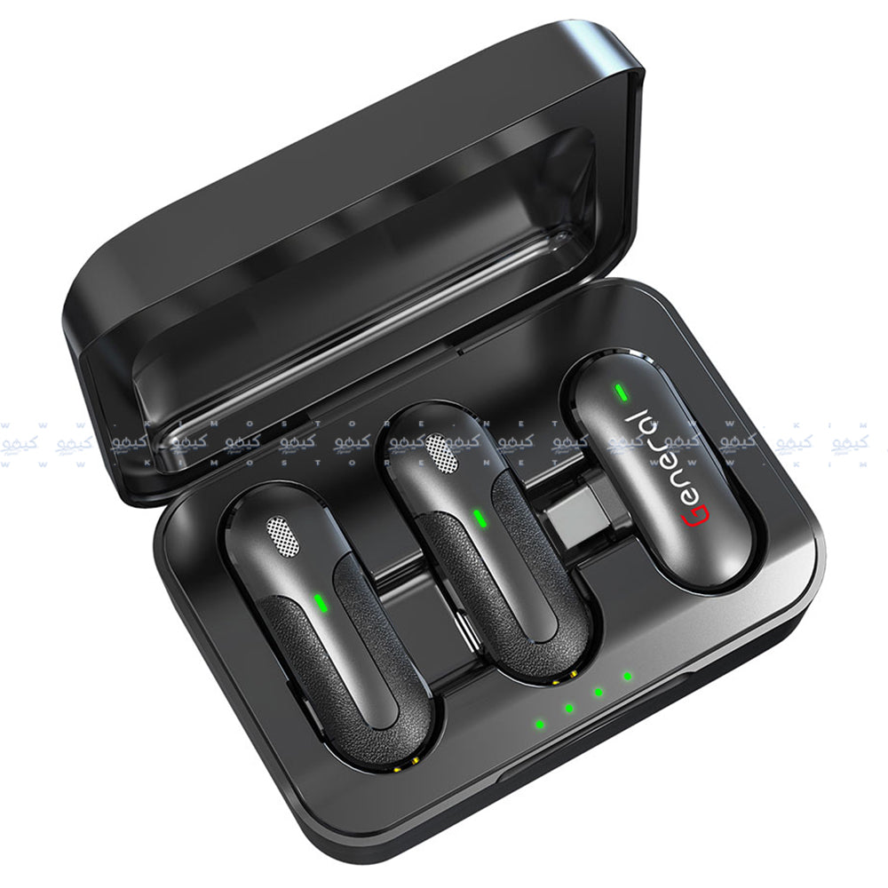 General GM5 Type-C 2.4GHz Dual Channel Wireless Microphone System