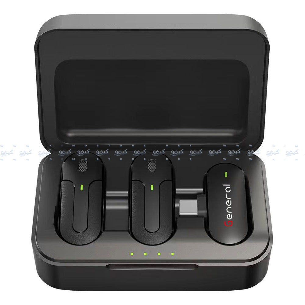General GM5 Type-C 2.4GHz Dual Channel Wireless Microphone System
