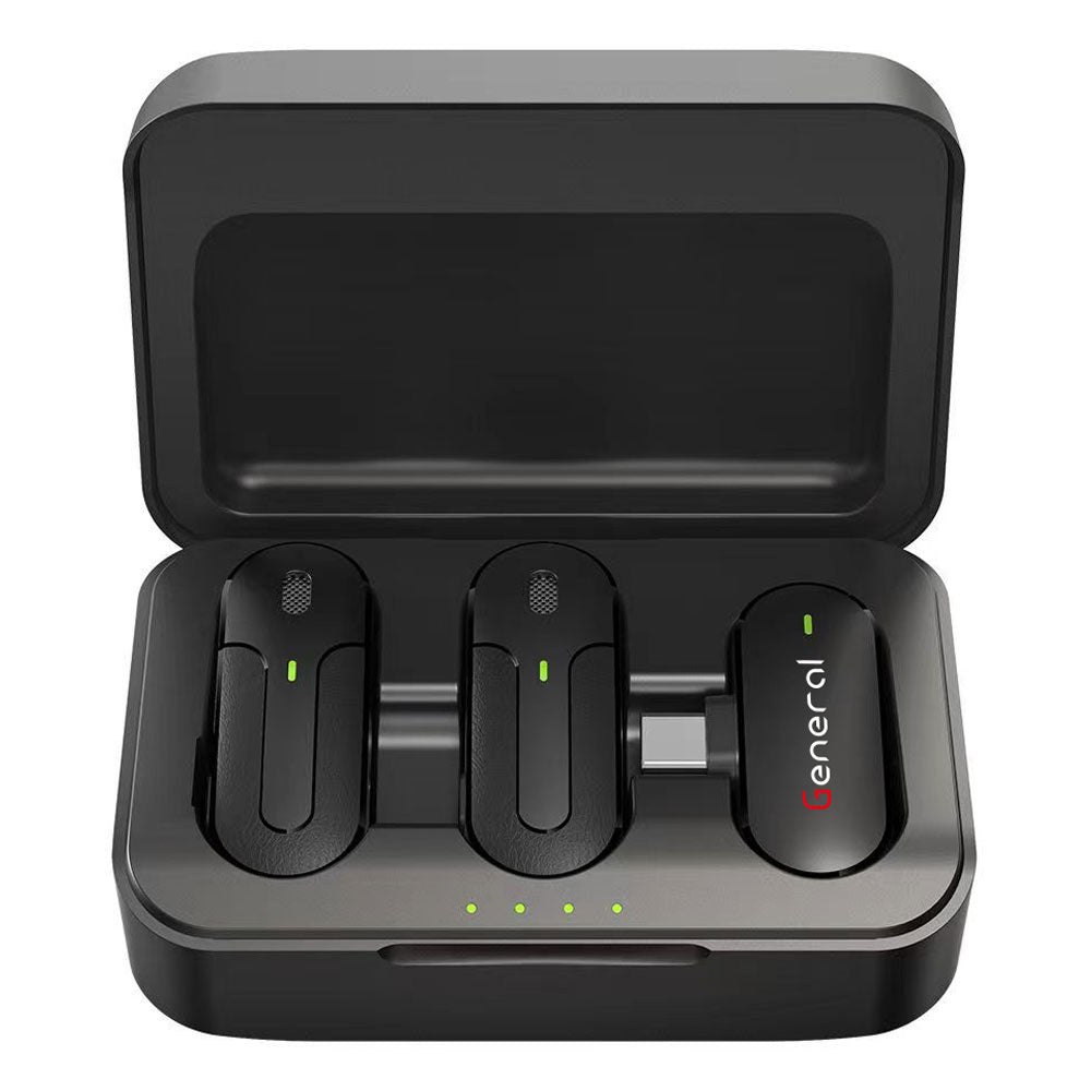 General GM5 Type-C 2.4GHz Dual Channel Wireless Microphone System