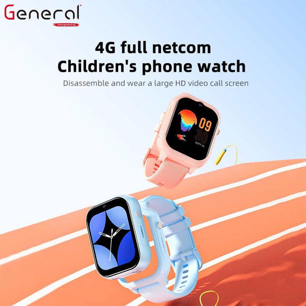 General Kids 4G Smart Watch Pink Case With Pink Strap