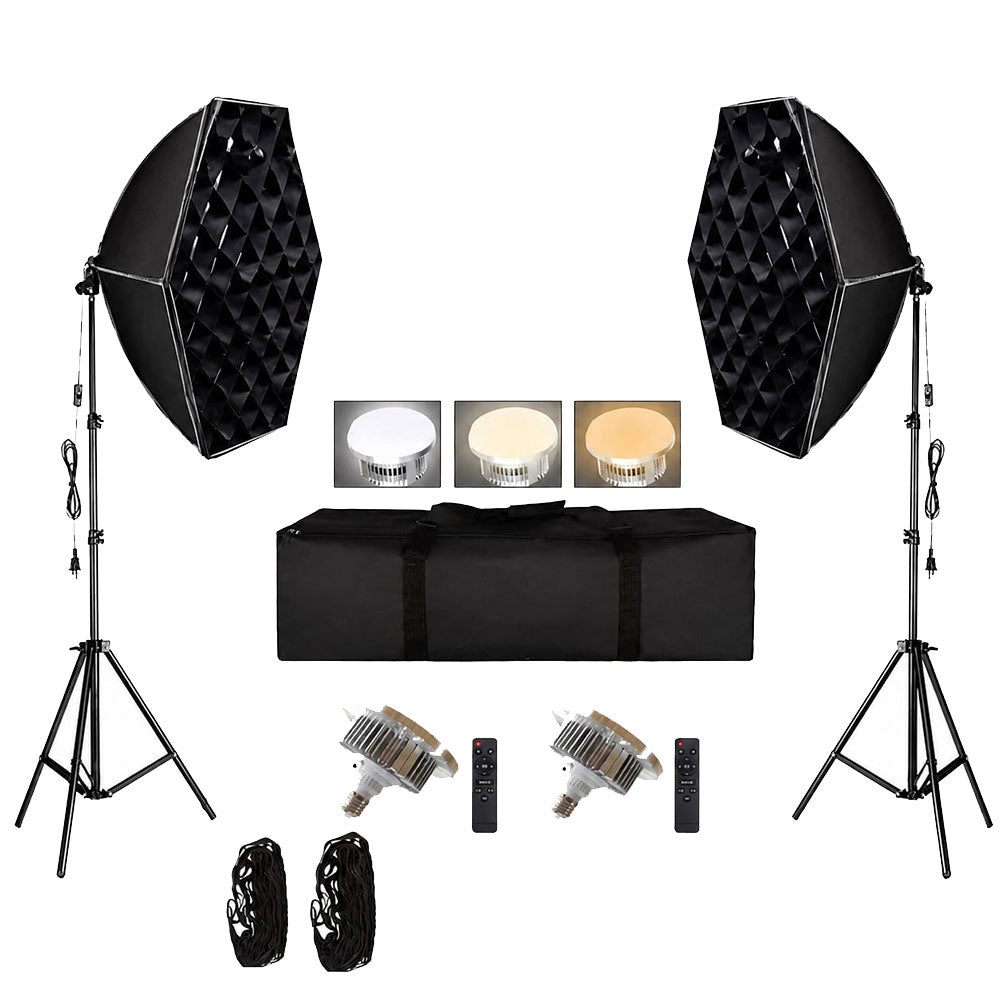 General Light KIT2PC QX65CM Kit Softbox With 2 Lamp 150W