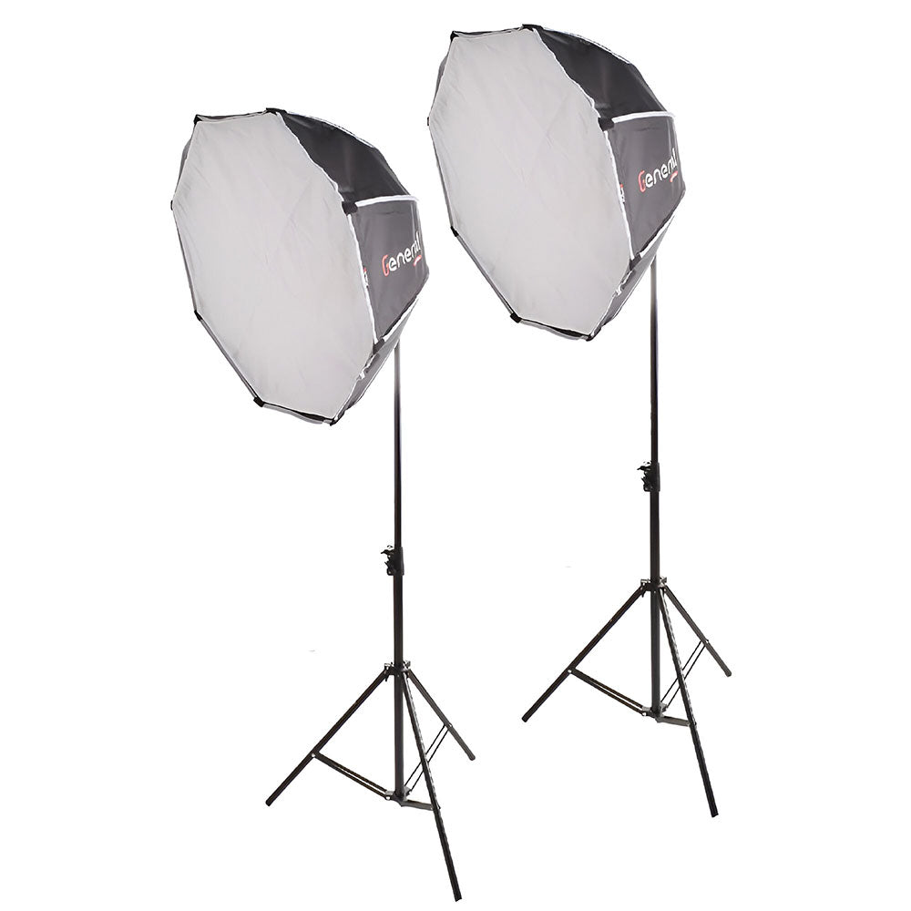 General Light Kit Softbox With 2 Lamp 
