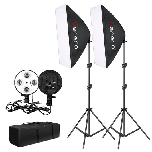General TL-4 Kit Softbox With 4 Lamp Holder
