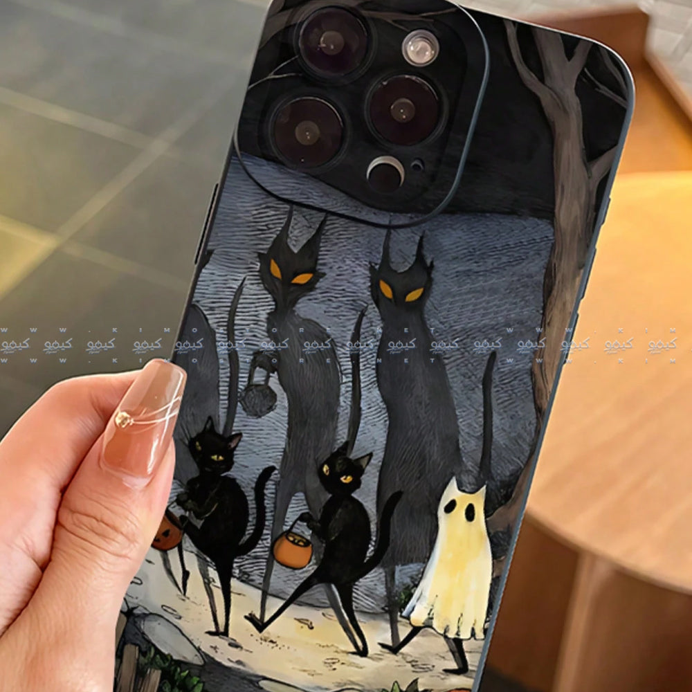 كفر موبايل بتصميم قرع شبح الهالوين