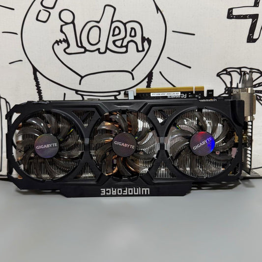 كارت شاشة جيجابايت 2 جيجابايت GeForce GTX 770 WindForce 3X OC GDDR5 (استعمال خارج)