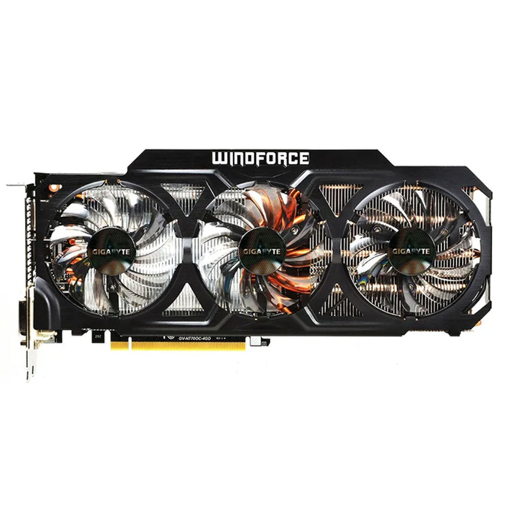كارت شاشة جيجابايت 2 جيجابايت GeForce GTX 770 WindForce 3X OC GDDR5 (استعمال خارج)
