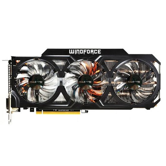 كارت شاشة جيجابايت 2 جيجابايت GeForce GTX 770 WindForce 3X OC GDDR5 (استعمال خارج)