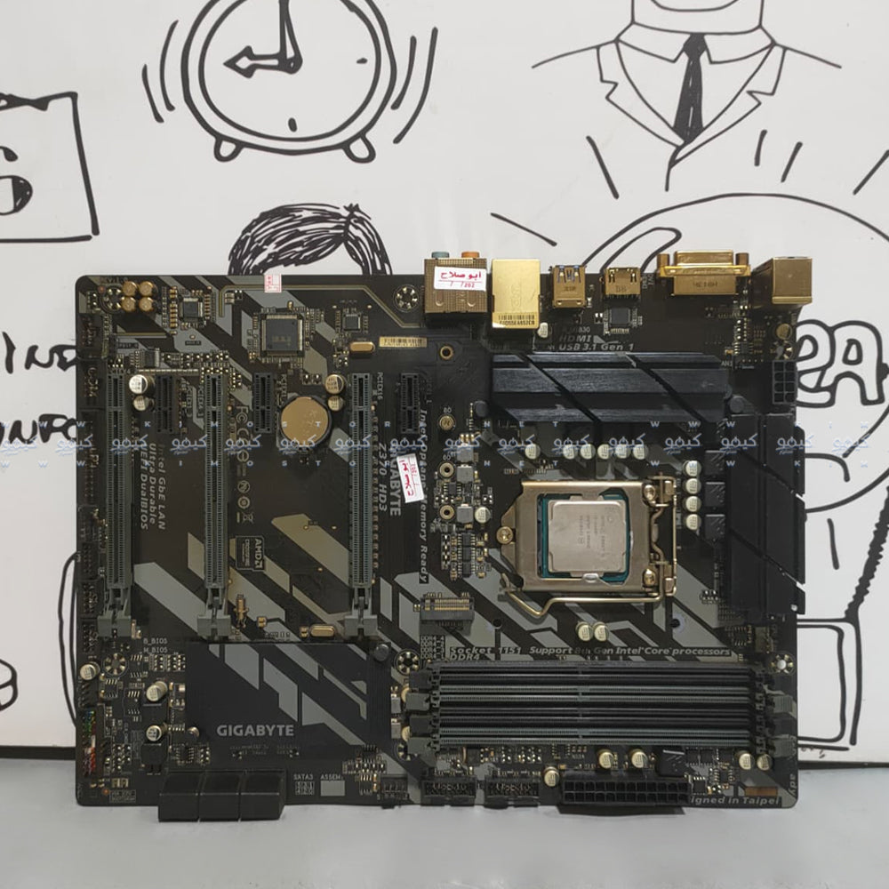 Gigabyte Z370 HD3 Motherboard LGA 1151 + Intel Core i5-9400F Processor (Original Used)
